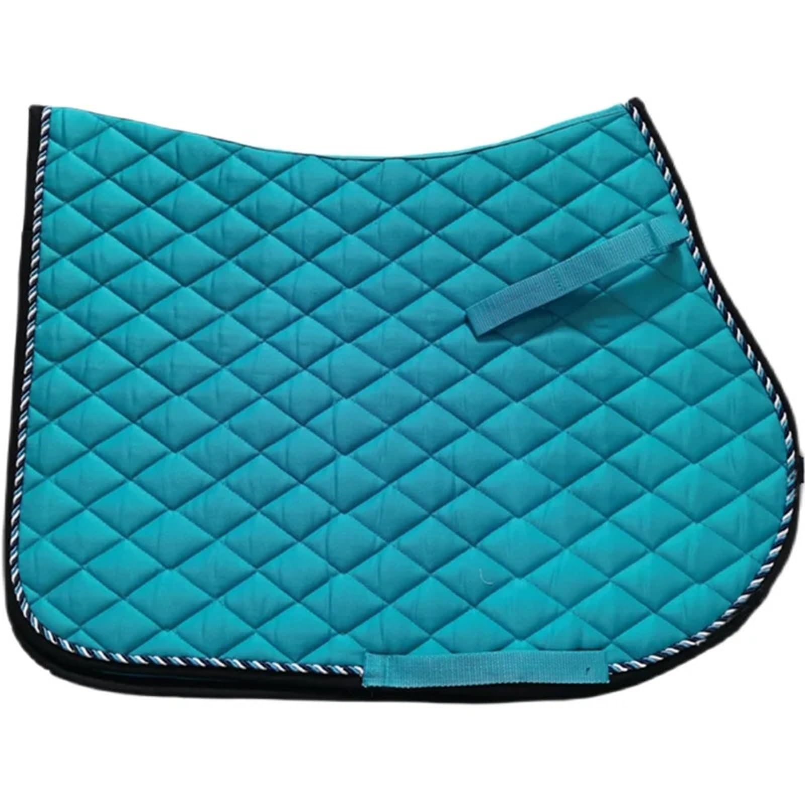 Mantilla para Caballo Almohadillas de sillín que absorbe el sudor, almohadilla absorbente de golpes, almohadilla de sillín gruesa(Blue1)