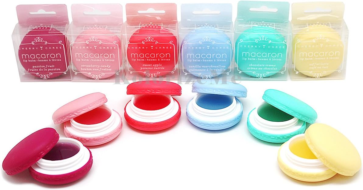 Macaron Candy Color Moisturizing Lip Balm-0.28 oz