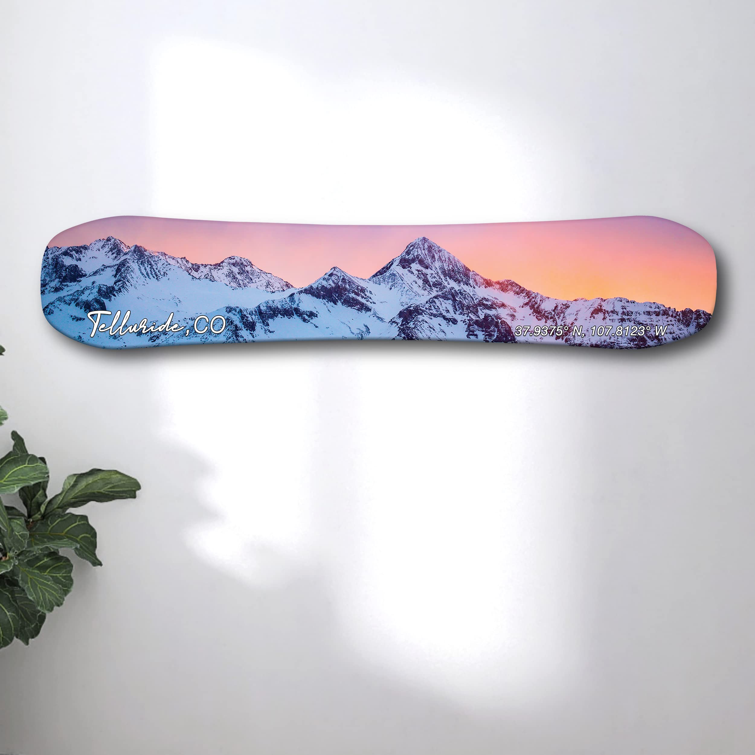 Amazon.com: Headwaters Studio Snowboard Wall Art - Wooden Mountain