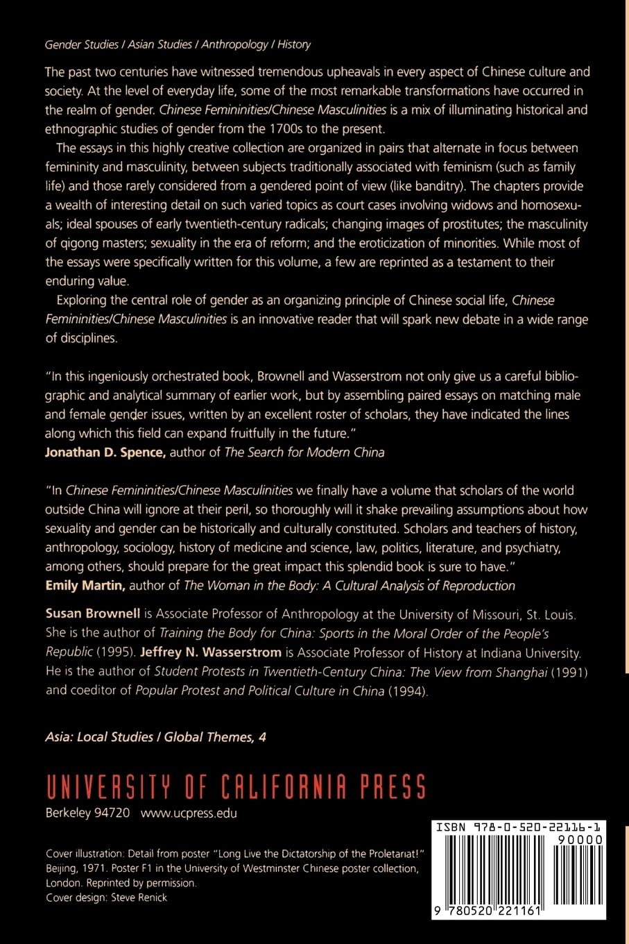 Chinese Femininities/Chinese Masculinities: A Reader (Asia: Local Studies / Global Themes)