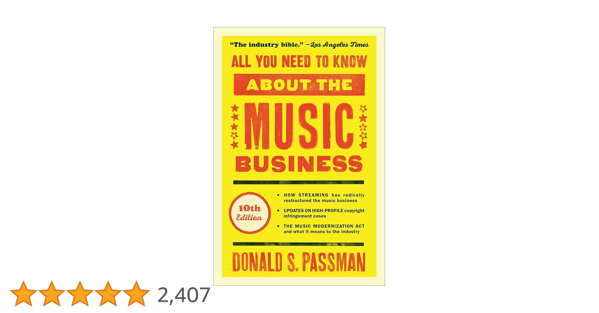 音楽業界の定番書 All You Need to Know 洋書 Amazon | All You Need to Know About the Music Business: 10th