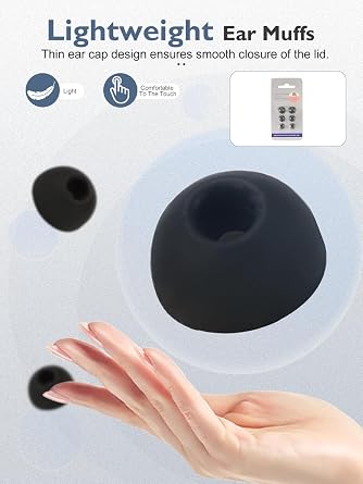 3 Pairs Silicone Ear Tips for Anker Soundcore Liberty 4 NC，daunke Replacement Earbuds，3 Different Size (S/M/L)，soft and comfortable,non-irritating,for In-Ear Headphones，Black