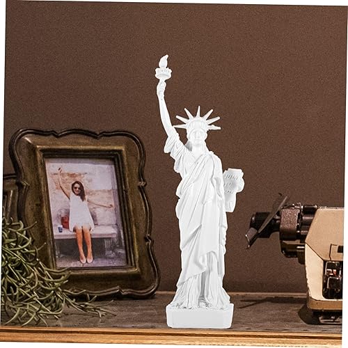 Miniatura 2 de Yardwe Modelo de estatua de la libertad, decoración elegante, decoración de oficina, decoración de resina artesanal, decoración cultural, regalos de