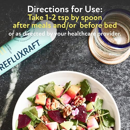 Miniatura 7 de Terapia para el Reflujo Ácido con Alginato Orgánico, Rápida y de Larga Duración para ERGE, RLF y Soporte de Síntomas de Digestión, Sin Azúcar, Sin