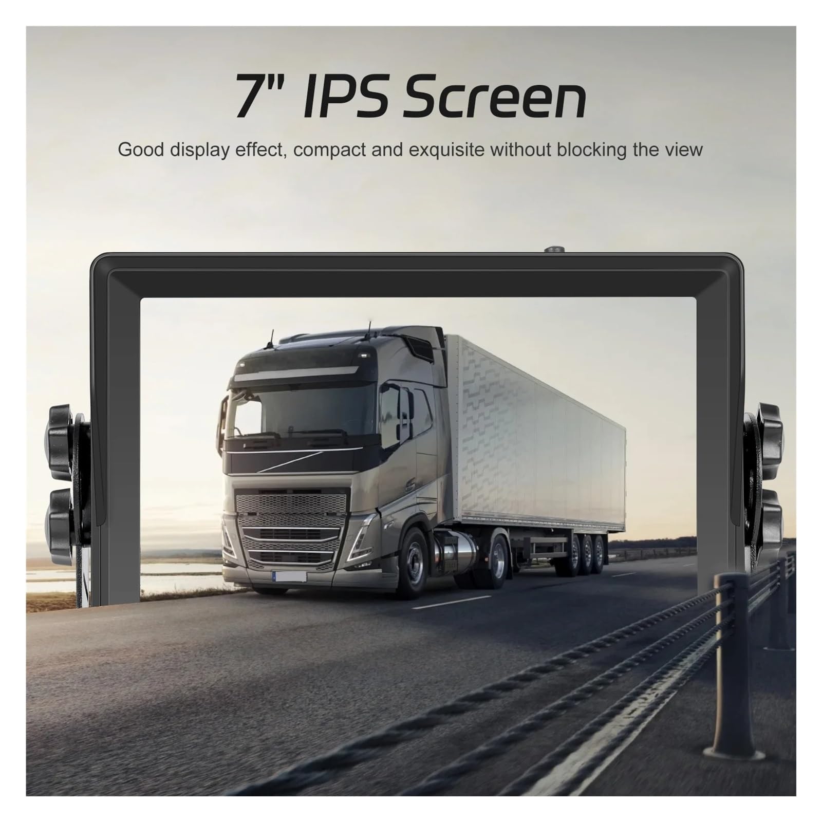 Cámara Aparcamiento Cámara Marcha Atrás Coche Inalámbrica Monitor Pantalla IPS HD Universal 7 Pulgadas con 2 Funciones Grabación Vídeo Cámaras Traseras 1080P Camara Marcha Atras