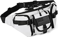 Vista 14 de ArcEnCiel resistente al agua Táctico Cinturón de cadera Cintura Pack Bolsa Fanny Militar Packs Bolsa para senderismo escalada al aire libre Bumbag