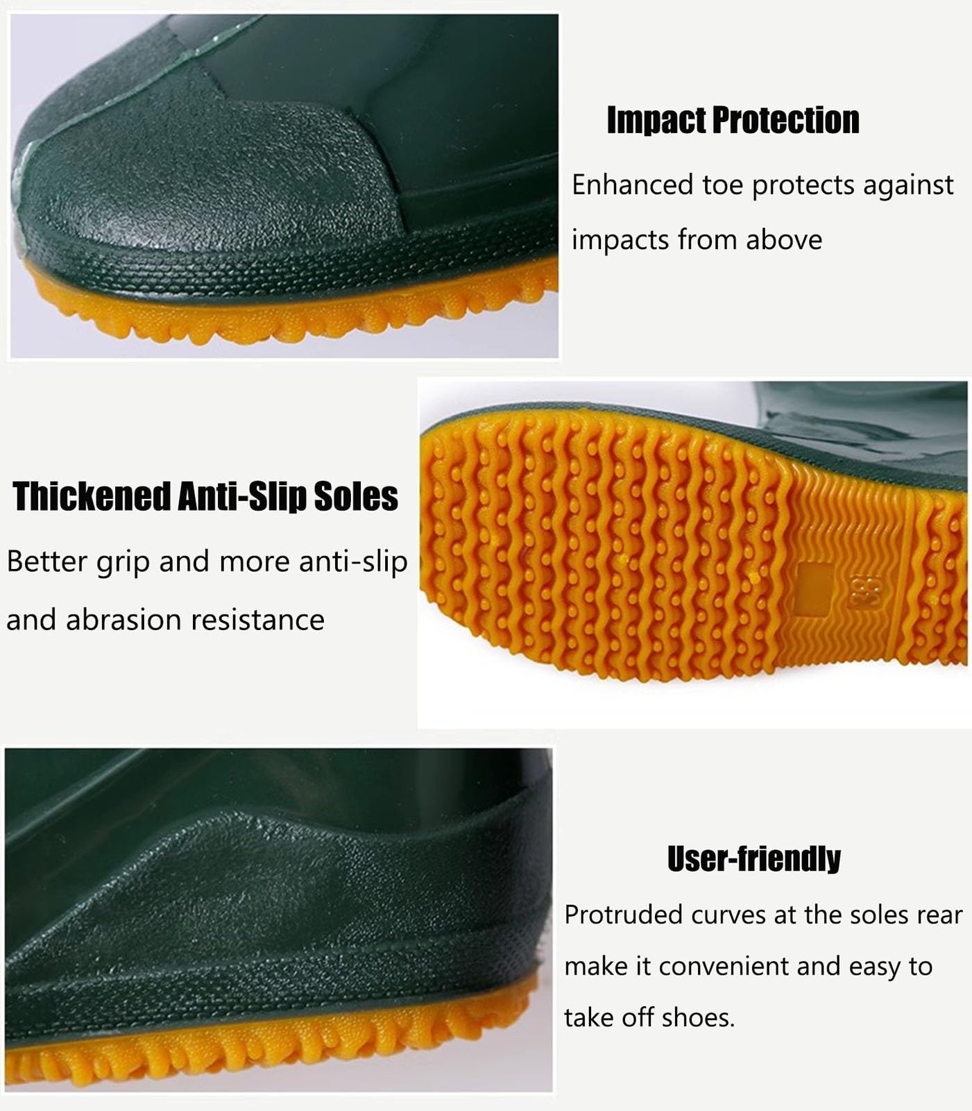 Vadeadores Botas Botas De Pesca con Mosca para Hombres Y Mujeres, Ligeras Y Suaves, Impermeables, con Suela con Tacos para Pescar En El Barro del Estanque