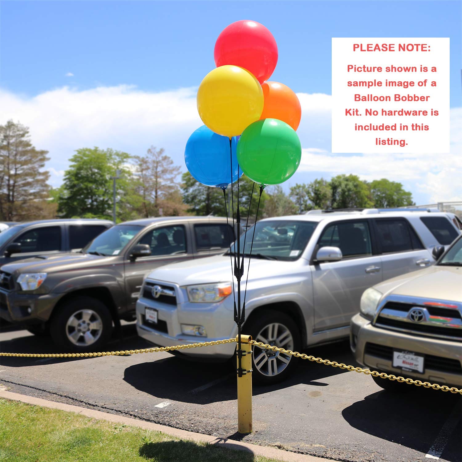 Balloon Bobber Seamed Reusable Helium Free Replacement Balloons (5