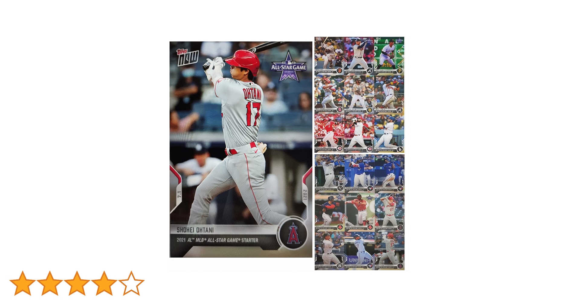 2021オールスターゲームセット-MLBTOPP-18カードバンドル Amazon.co.jp: 大谷翔平 2021 メジャーリーグ オールスター 選出