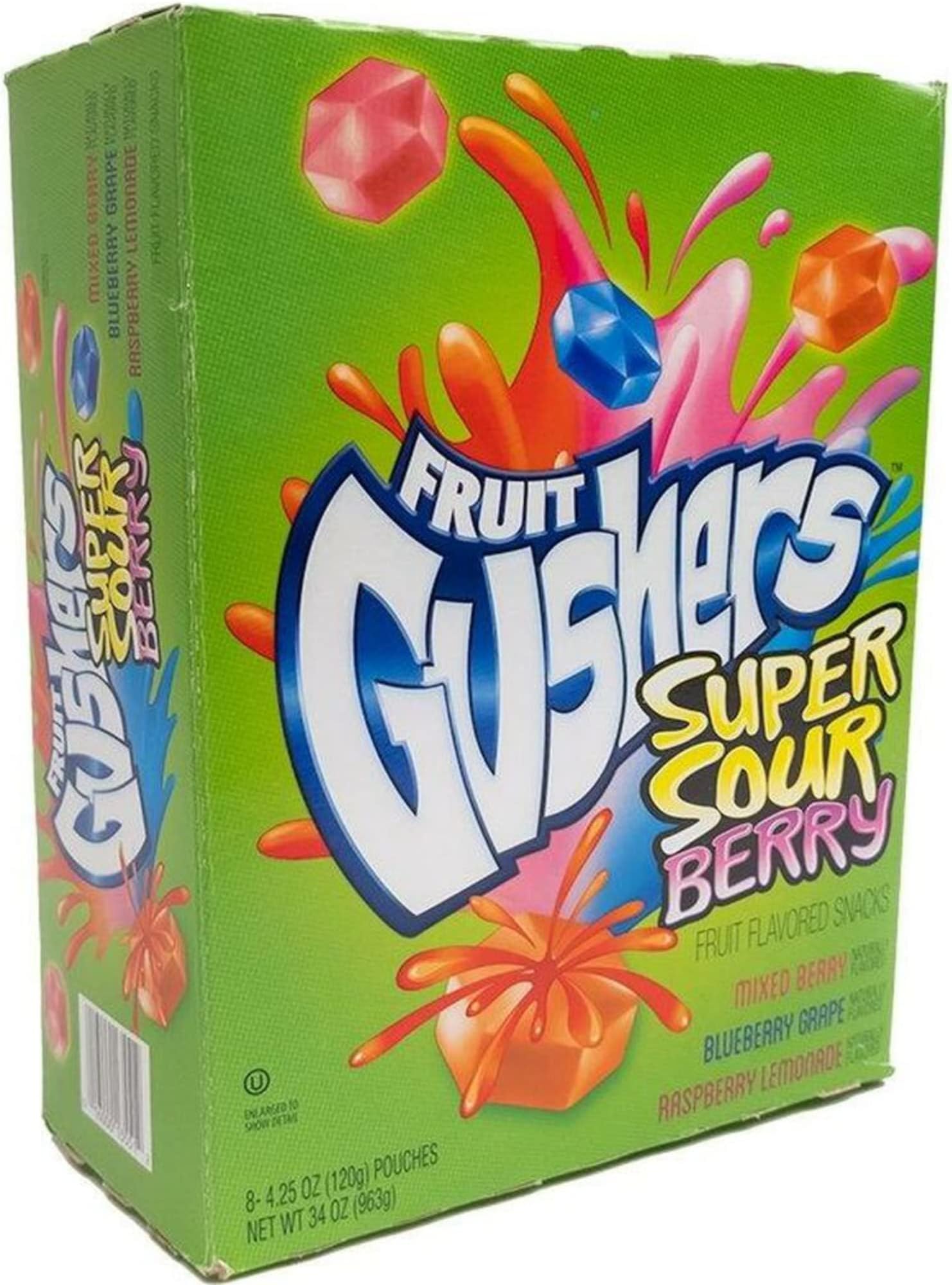 Amazon com: Betty Crocker Gushers Fruit Flavored Snacks Tropical