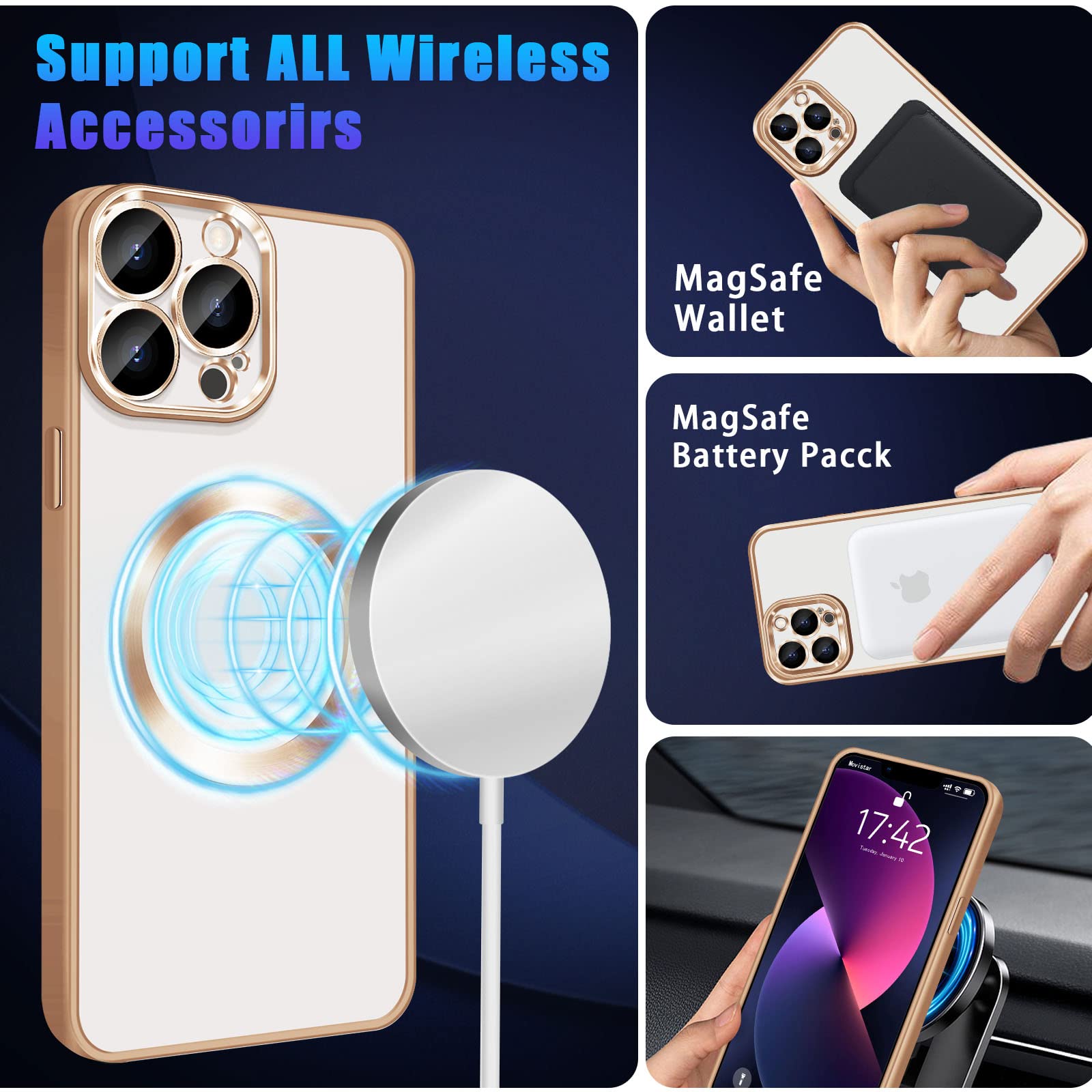 ZSYTZL Compatible with iPhone 12 Pro Max Case Magnetic with