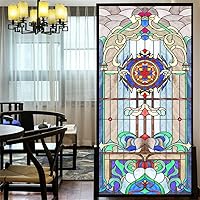 Vista 12 de Película de privacidad para ventanas, estilo diamante, vidrio manchado, sin pegamento, adherencia estática, calcomanías decorativas esmeriladas