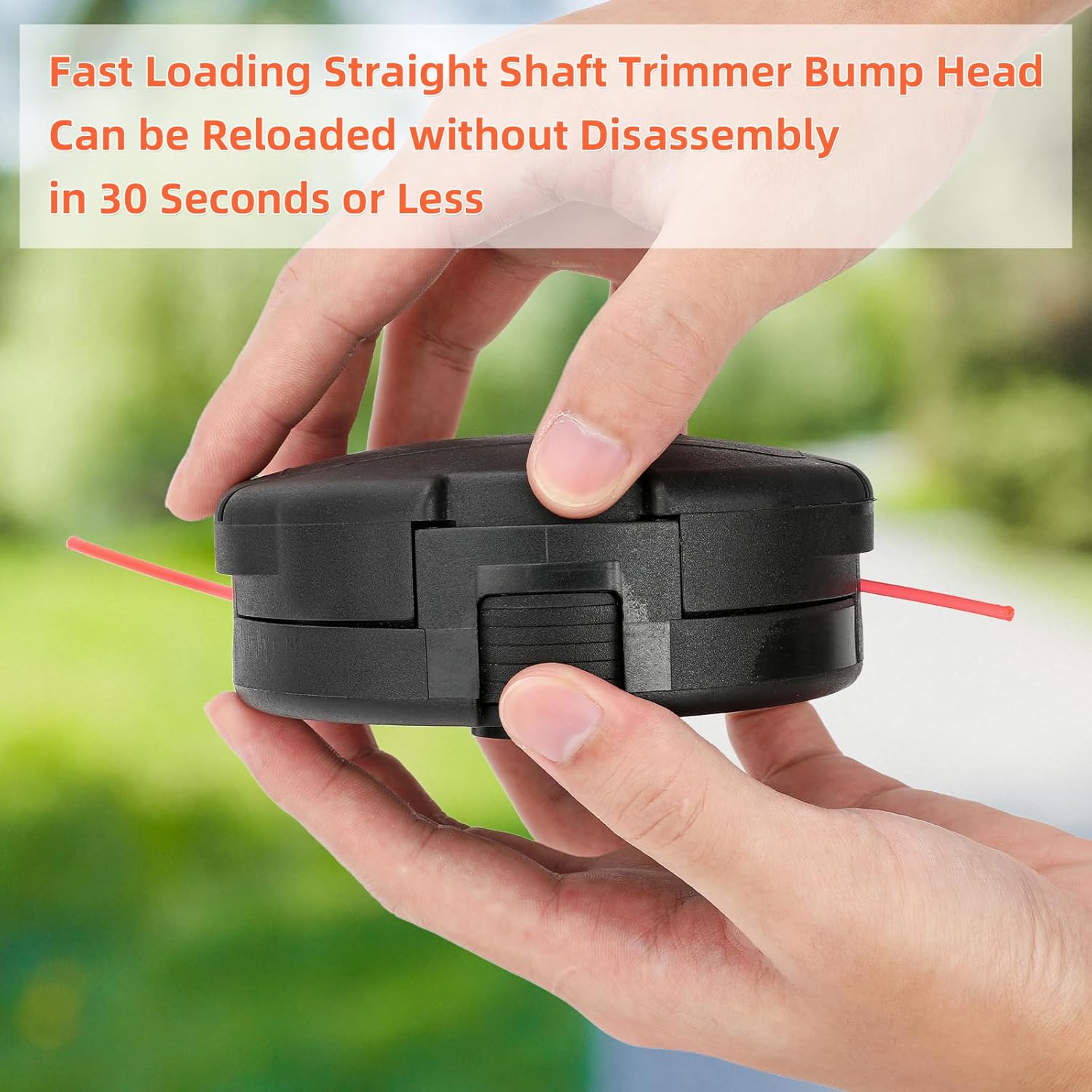 VBSYB0 2 Pack Speed-Feed 450 Trimmer Head SRM-266 for Echo SRM 266 SRM266 SRM-266S SRM-266T SRM-266U SRM-280 SRM-280S SRM-280T SRM266 Weed Eater Straight Shaft Speed Feed 450 String Trimmer Head