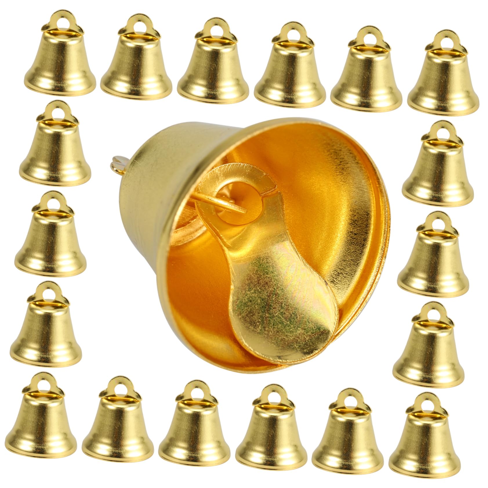 Amazon.co.jp: Vaguelly 20個 ベル 小さい DIYの装飾的な鐘 家の装飾の
