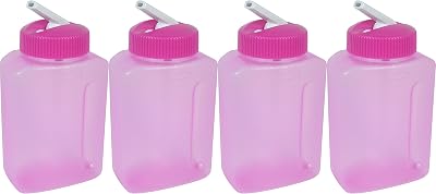 Rubbermaid Juice Box, Litterless, 8.5 Oz / 250 Ml (Pack of 4)-Pink