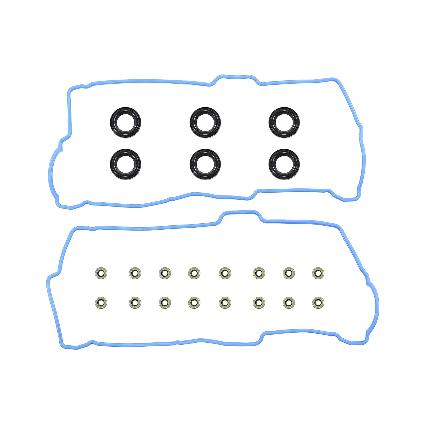 DNJ VC958G Valve Cover Gasket with Grommets for 92-93 Lexus, Toyota, ES300, Camry 3.0L, V6, DOHC, 2959cc, Naturally Aspirated