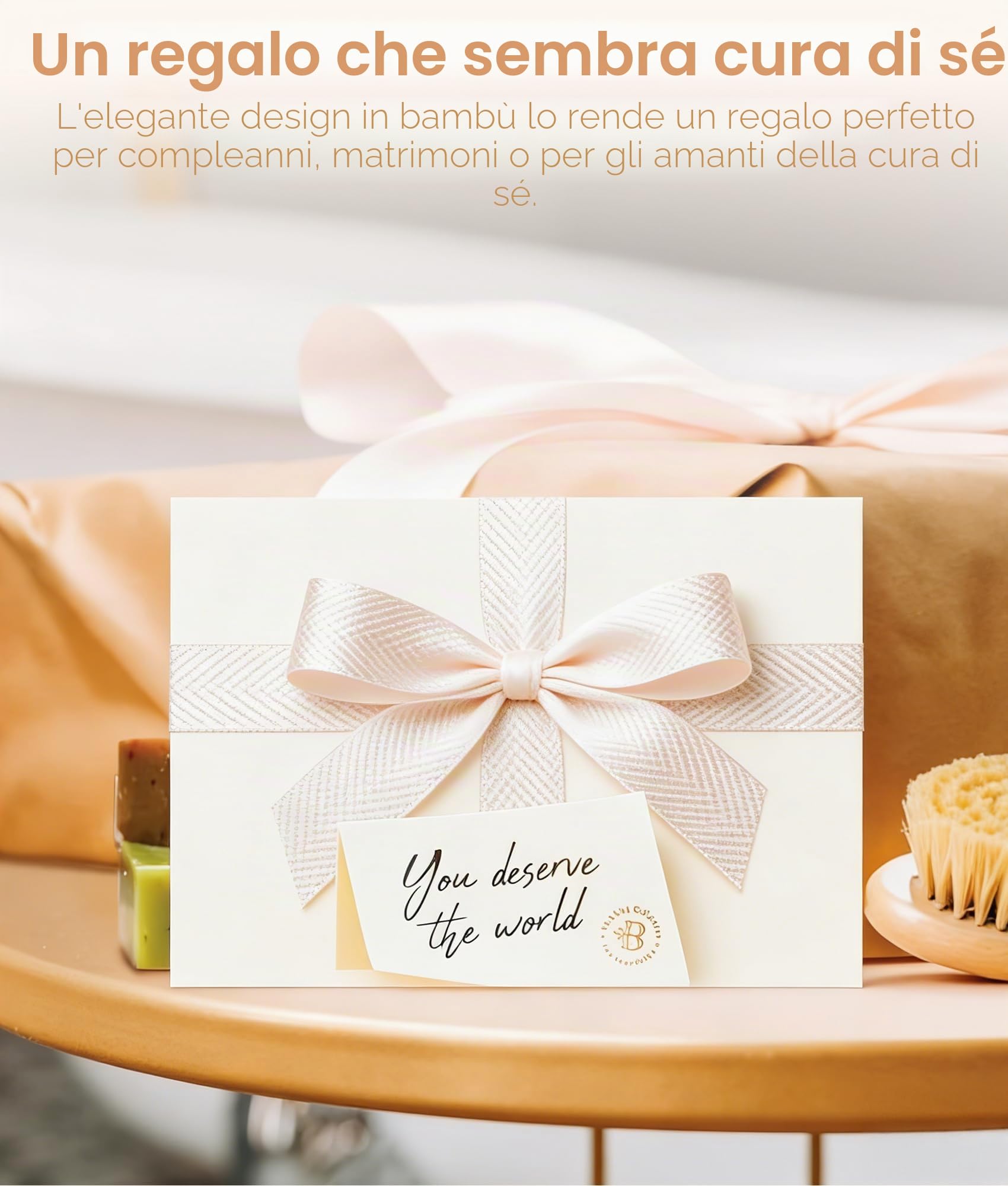 ADOV Vassoio da bagno estensibile in legno di bambù con supporto integrato per libri, telefono, tablet, candele, sapone, asciugamani, bicchieri da vino, regolabile, adatto alla maggior parte delle