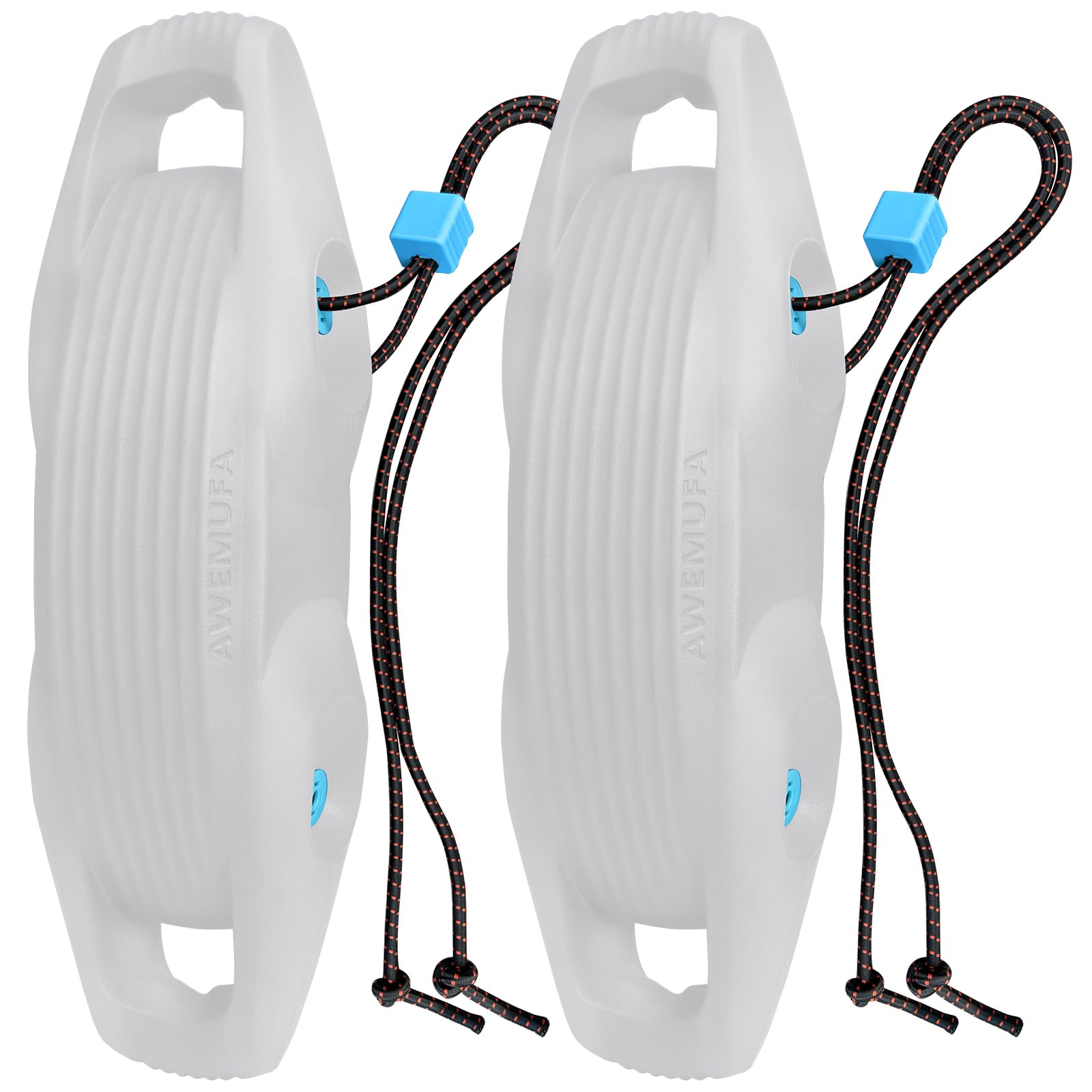 AWEMUFA 2 Pack EVA Extra Large Boat Fenders Boat Bumpers for Docking Upgraded Boat Fenders Bumpers, Fit for Pontoon, Bass, Deck, Flat and Jon Boat โ image 1