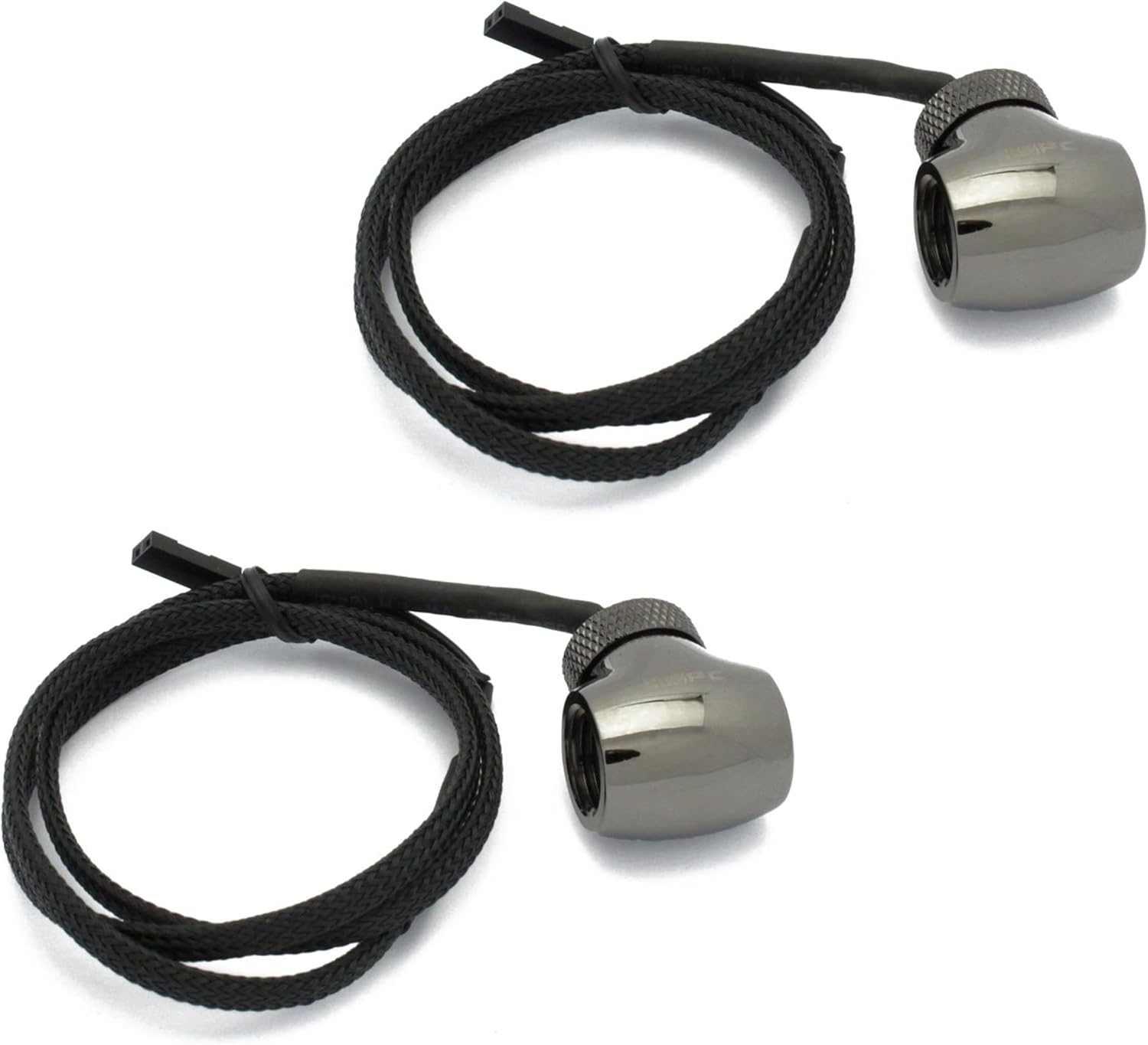 XSPC G1/4" Inline 10k Sensor, Matte Black, 2-Pack