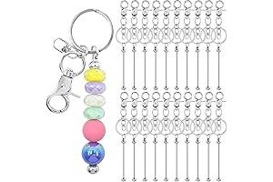 20 Select DIY Beadable Bar Keychains for Amusing Projects
