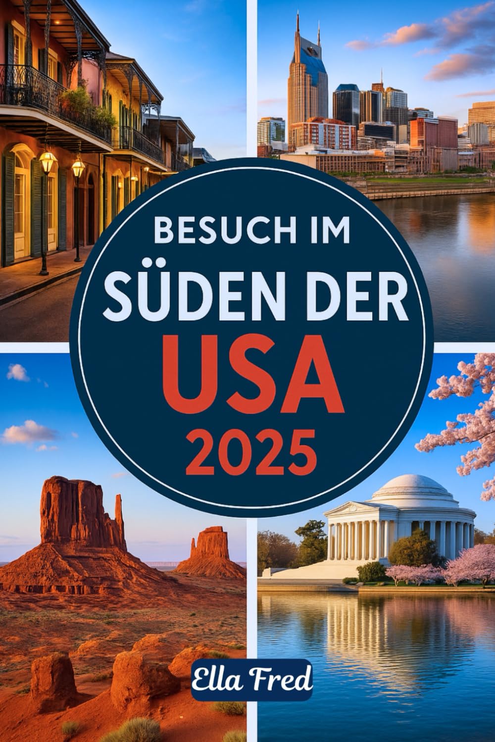 BESUCH IM SÜDEN DER USA 2025: Ein unkomplizierter Reiseführer zur Erkundung von Themenparks, Stränden und Städtereisen in Florida, Tennessee, South Carolina und darüber hinaus