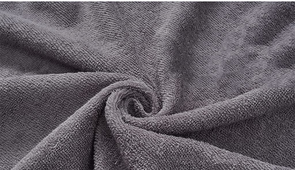 Dla dorosłych Odzież domowa Długi szlafrok, Bawełniany szlafrok frotte unisex wielokolorowy Rozmiary L XL XXL(Light gray,Unisex/XL)