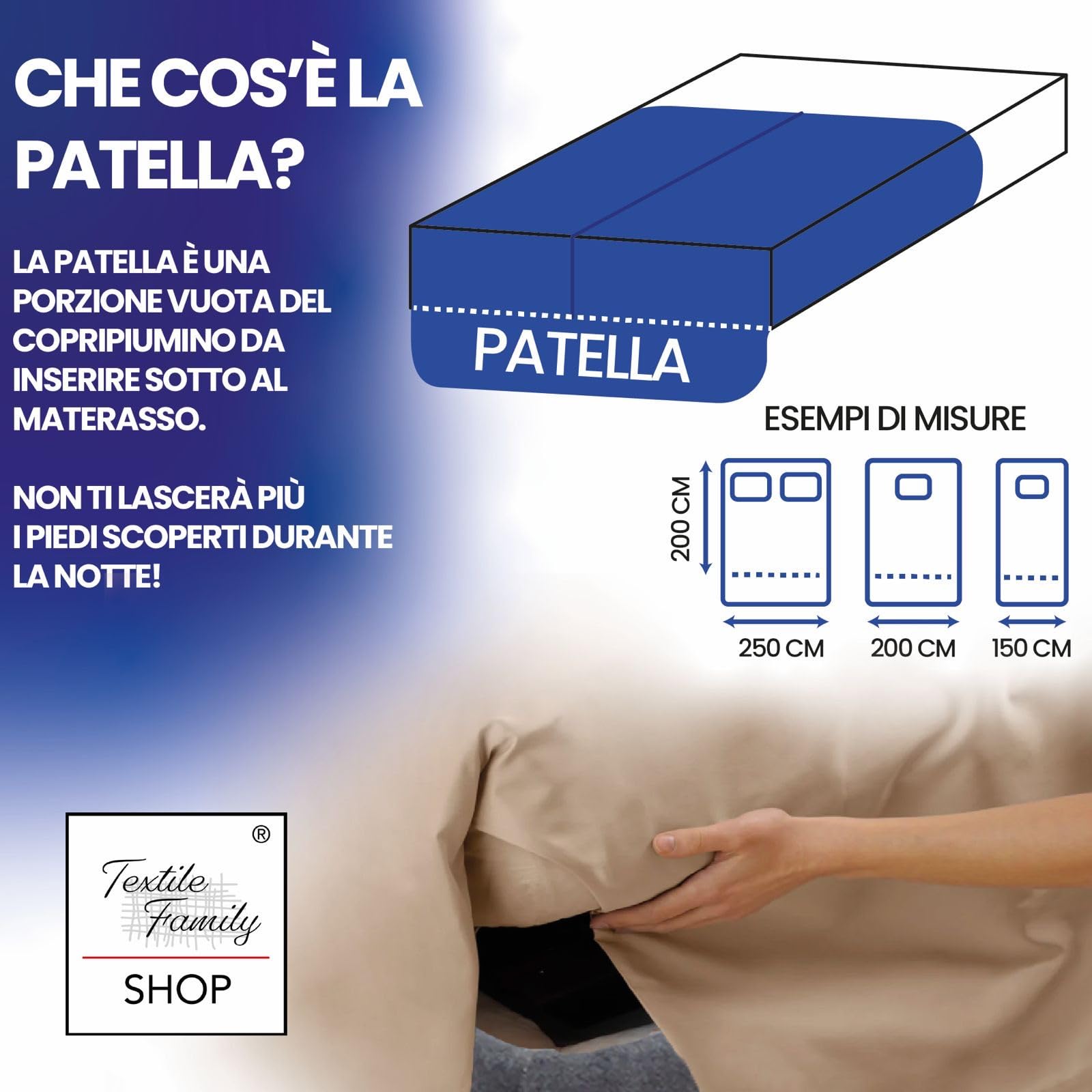 Copripiumino Matrimoniale Cuore e Baita - Flanella Cotone 100% - Anti-Pilling, con Patella Extra, Made in Italy