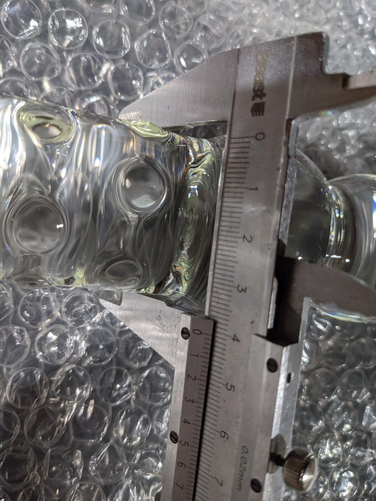 Dildo enorme a doppia testa in vetro duro solido grande pene realistico cristallo doppio lato, stimolatore anale del punto G, giocattolo del sesso per adulti | 29 cm 2EO