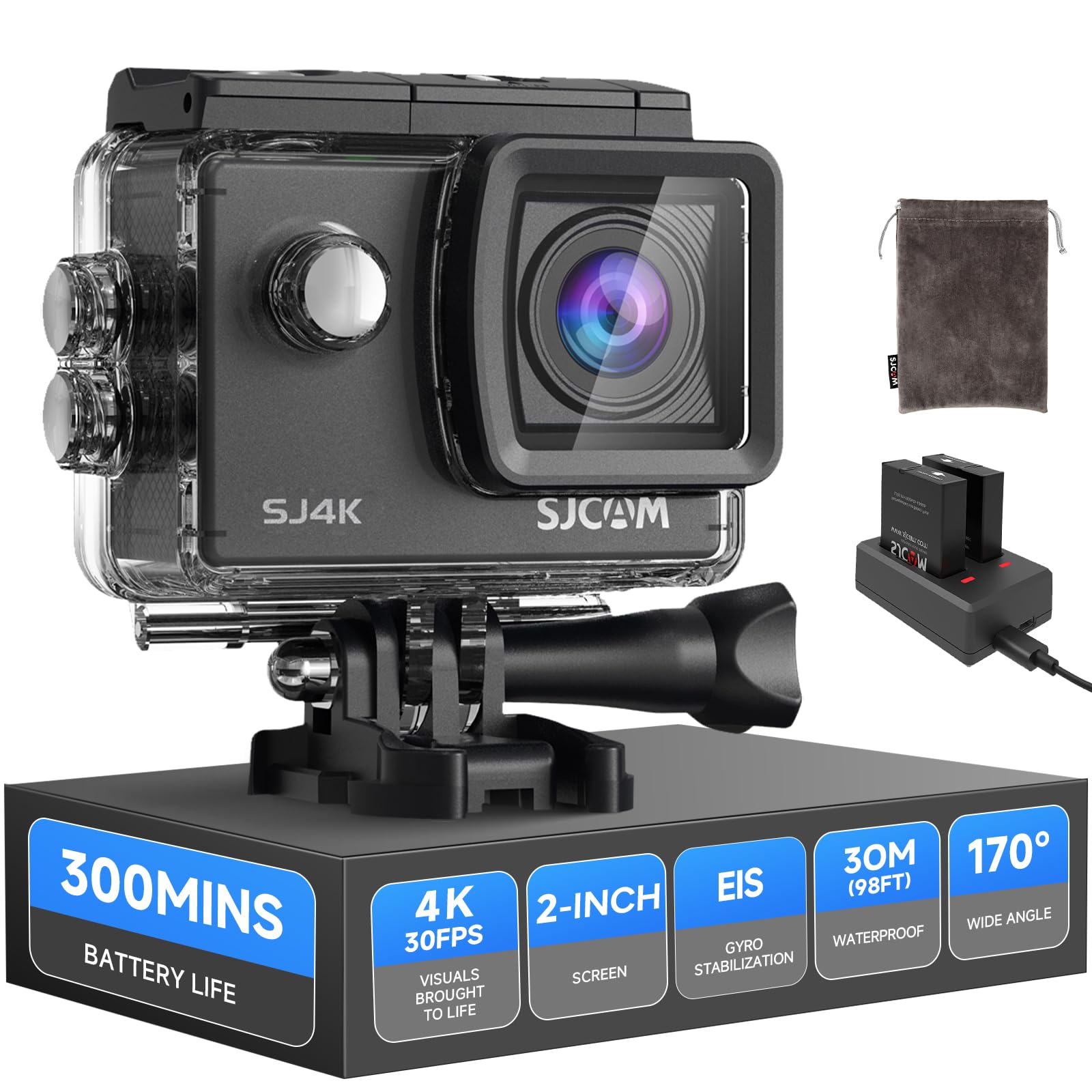 SJCAM sj4000 wifiつき Amazon.com : SJCAM SJ4000 4K Ultra HD Waterproof Action Camera