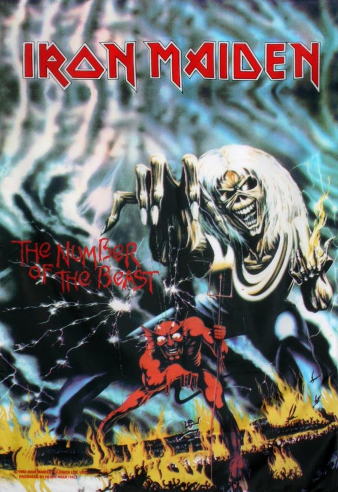 Amazon.com: LPGI Iron Maiden Fabric Poster, 30 by 40-Inch