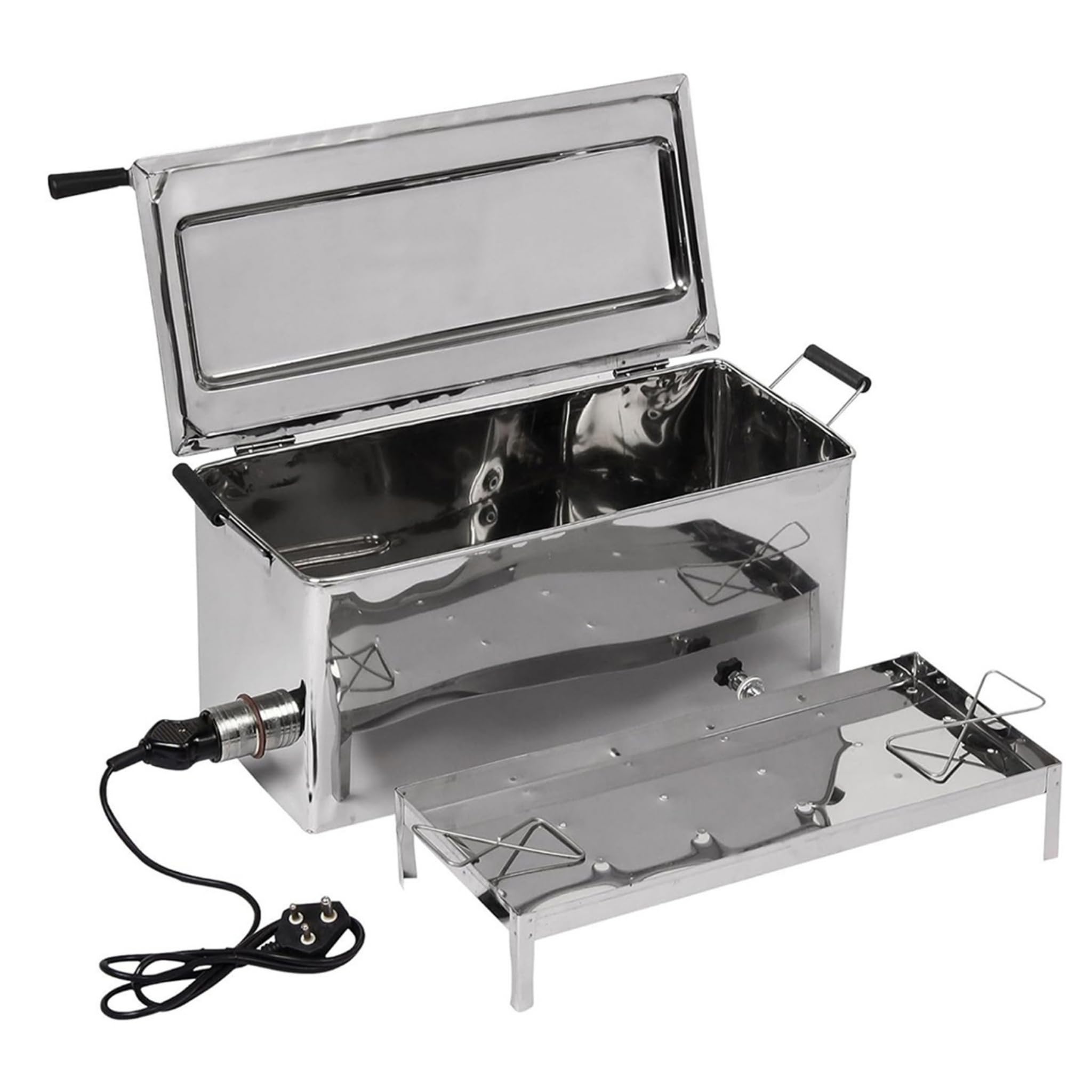 HCG Healthcure Generation Stainless Steel Sterilizer Box 14x6x4 inch | Autoclavable Instrument Sterilizing Tray with Lid | for Medical, Surgical, Dental & Salon Use