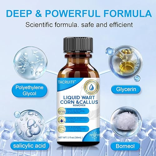 Miniatura 2 de Removedor rápido y suave de marcas cutáneas para cuello y cuerpo - Mezcla de ácido salicílico natural con punta de cepillo para una aplicación