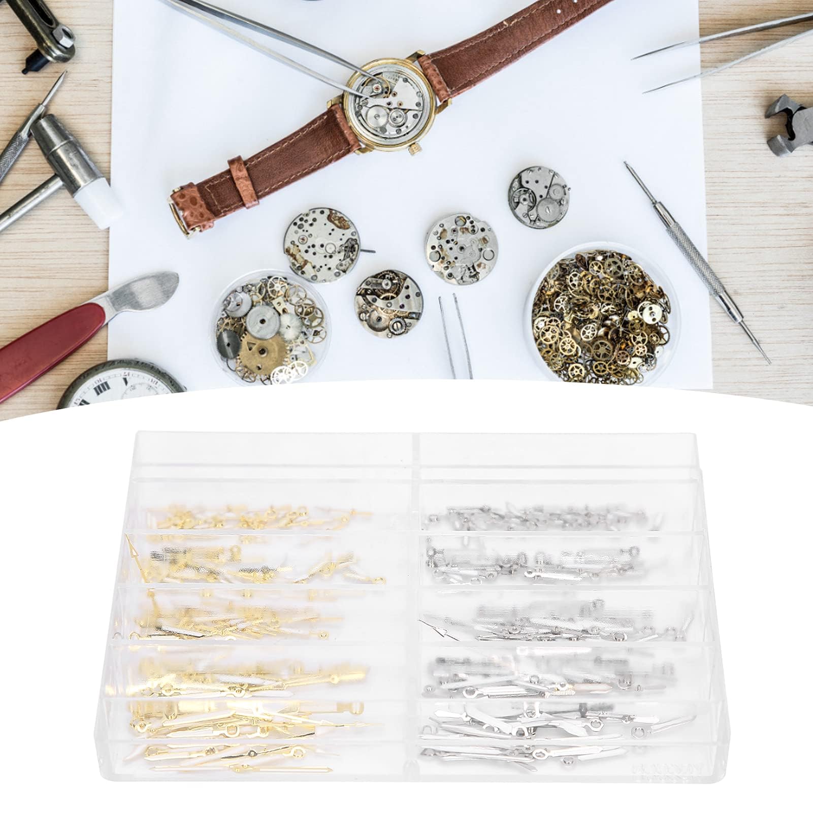 GOTOTOP Aiguilles De La Montre Lumineuse Aiguilles De Montre Lumineuses Heure Minute Trotteuse