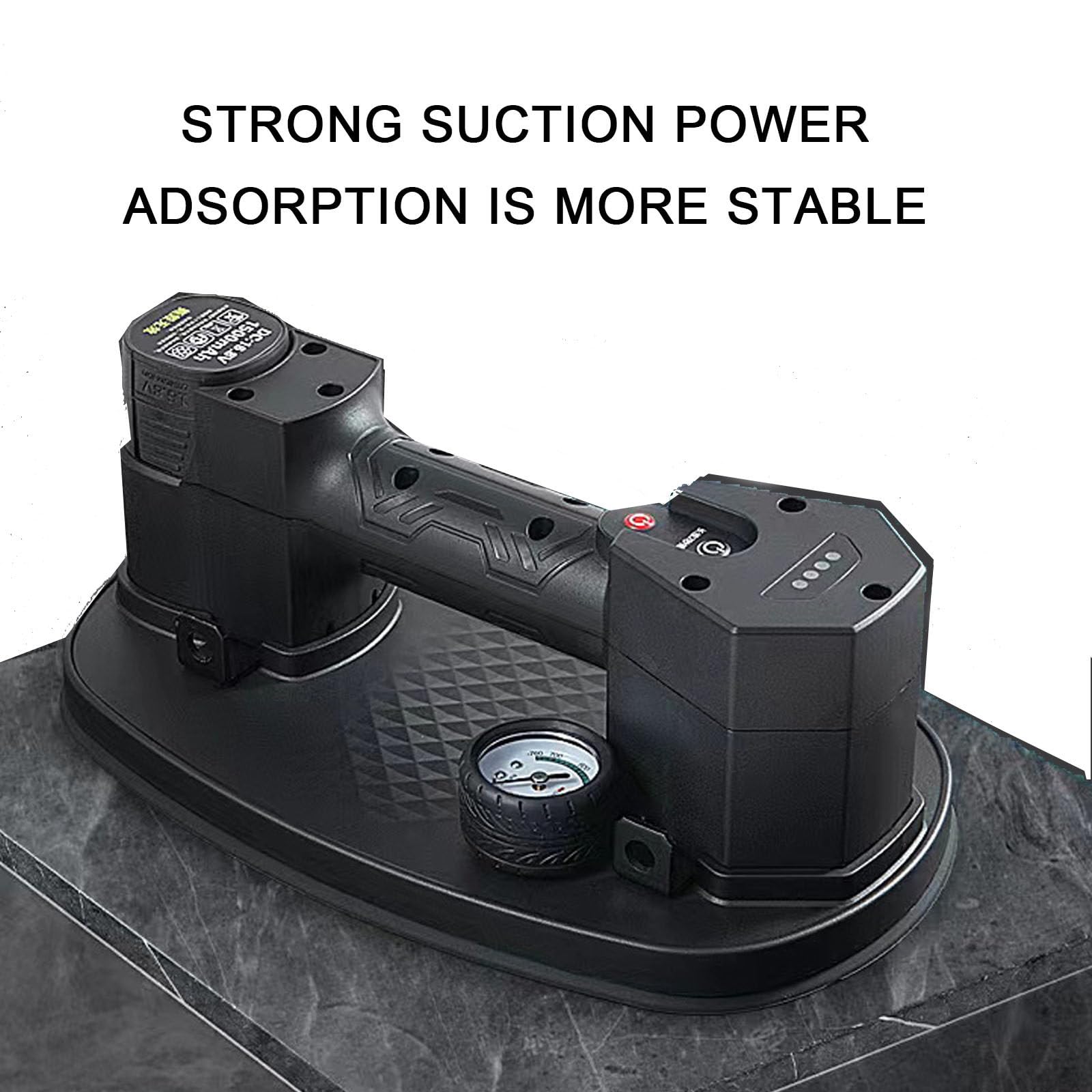 Amazon.com: smafoseedding Electric Vacuum Suction Cup Lifter, Vacuum  Suction Cup Tool, Portable Tile Vibrator - Electronic Pressure Gauge and  Automatic On/Off Pump Function and Automatic Inhalation Function :  Industrial & Scientific