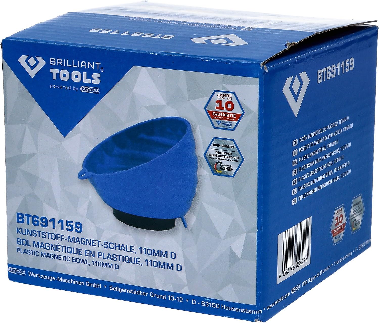 BRILLIANT TOOLS BT691159 Medio disco magnético de plástico Ø 11 cm