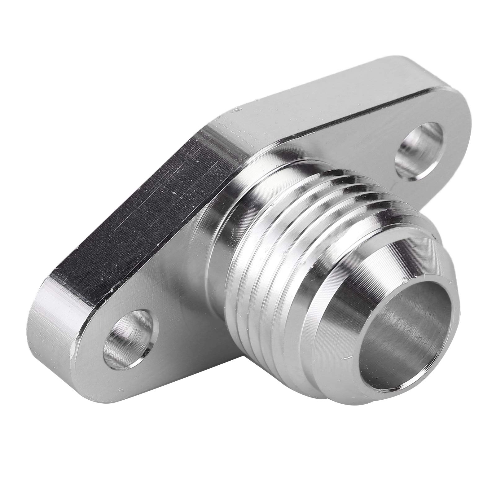 Bride Retour D'huile Turbo En Aluminium 10AN - Pour Garrett/HKS GT2560, GT2530, GT2860, GT2871, Etc. - Remplissage Direct Avec Joint Inclus