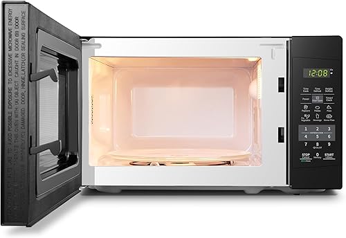 Miniatura 9 de COMFEE' EM720CPL-PMB - Horno microondas para encimera, con encendido/apagado de sonido, modo ECO y botones sencillos de un solo toque, 0.7 pies Negro