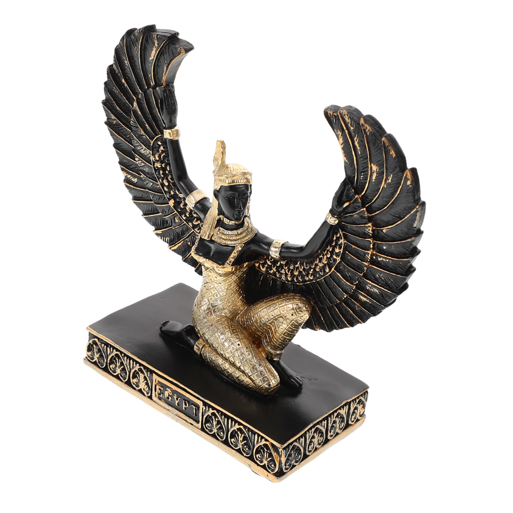 Statue de déesse égyptienne ailée idée cadeau déco mythologie égypte