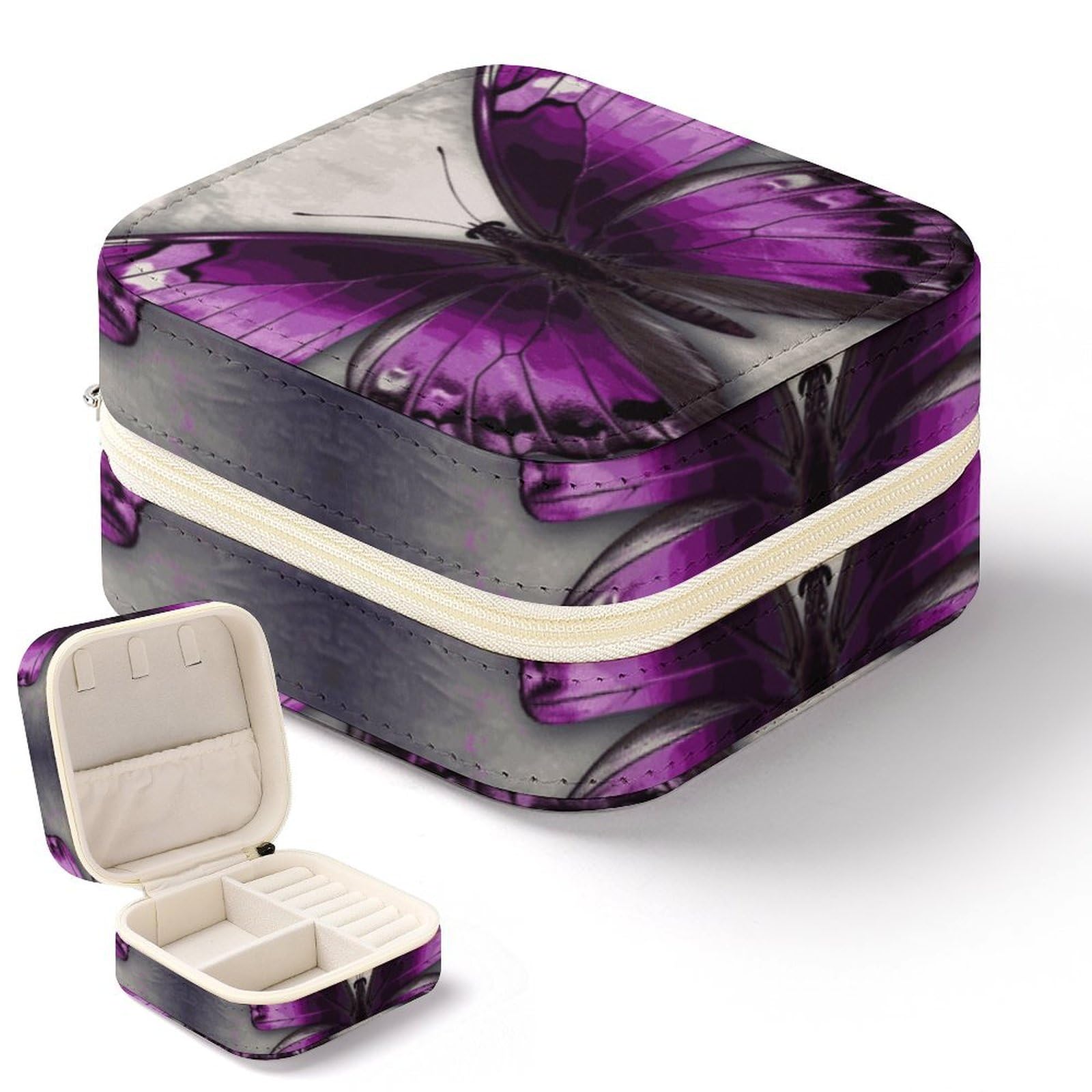 Boîte de rangement portable bijoux finis les colliers emmêlés