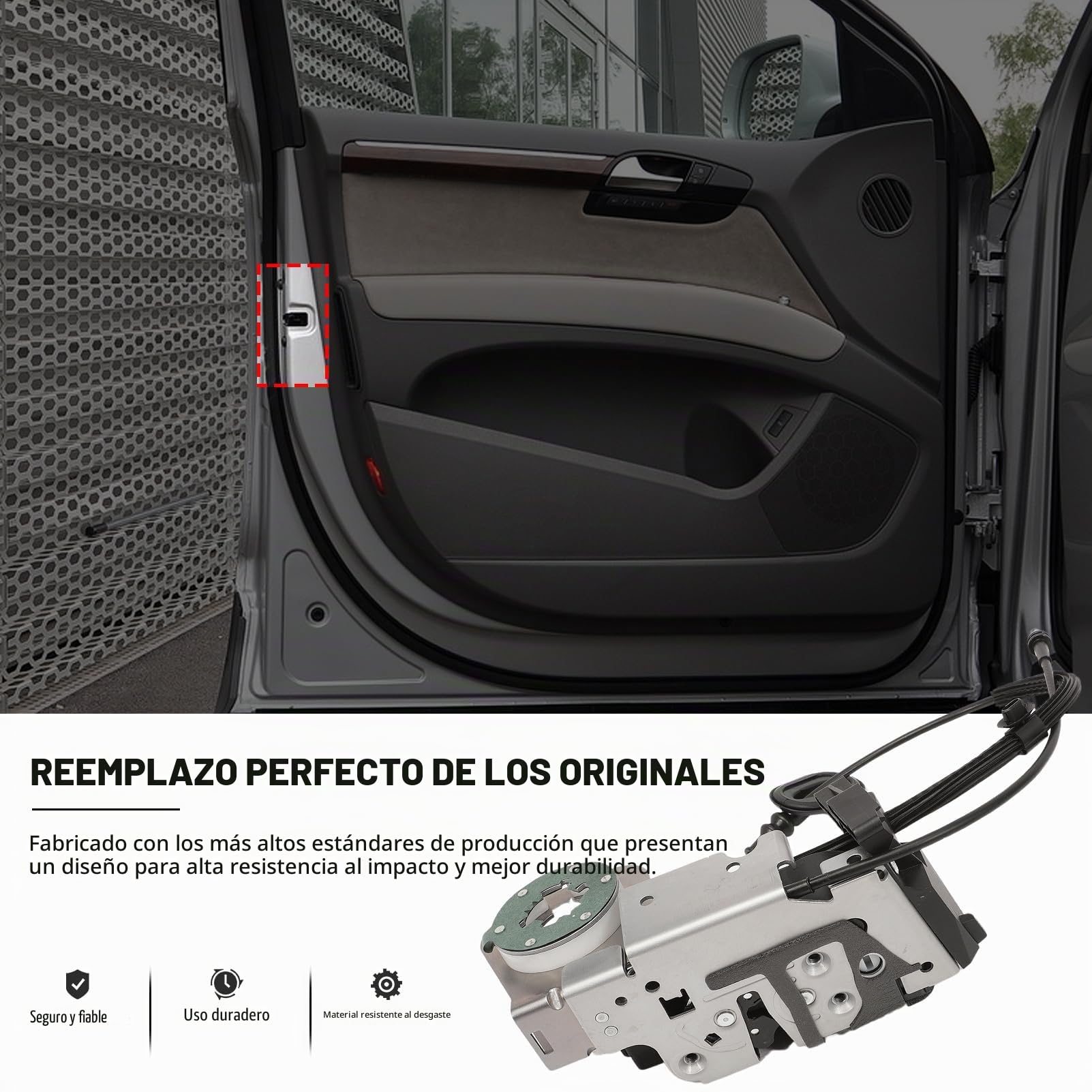 Cerradura de puerta de servomotor delantero izquierdo, cerradura de puerta, actuador lado del conductor para Ford Tourneo Custom Transit Custom 2.0 EcoBlue 2.2 TDCi BK21V219A65DJ