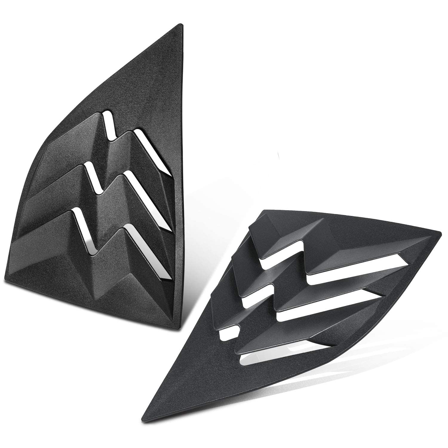 2X Rear Side Window Louvers for Dodge Challenger 2008 2009 2010 2011 2012 2013 2014 2015 2016