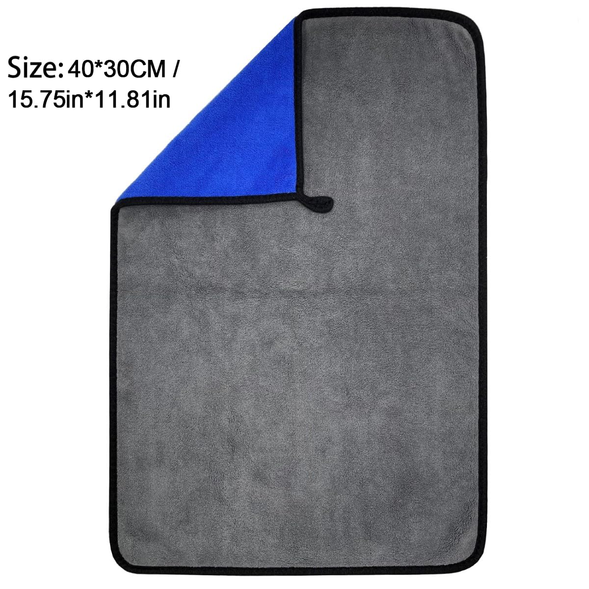 SPTA Panno Microfibra Auto, 1200gsm, Set da 3 Panni in Microfibra Soffici,40 x 40 cm, per Asciugatura, Lavaggio, Lucidatura della Carrozzeria Auto e Moto, Pulizia vetri, Cattura Polvere -SPMF120MIX