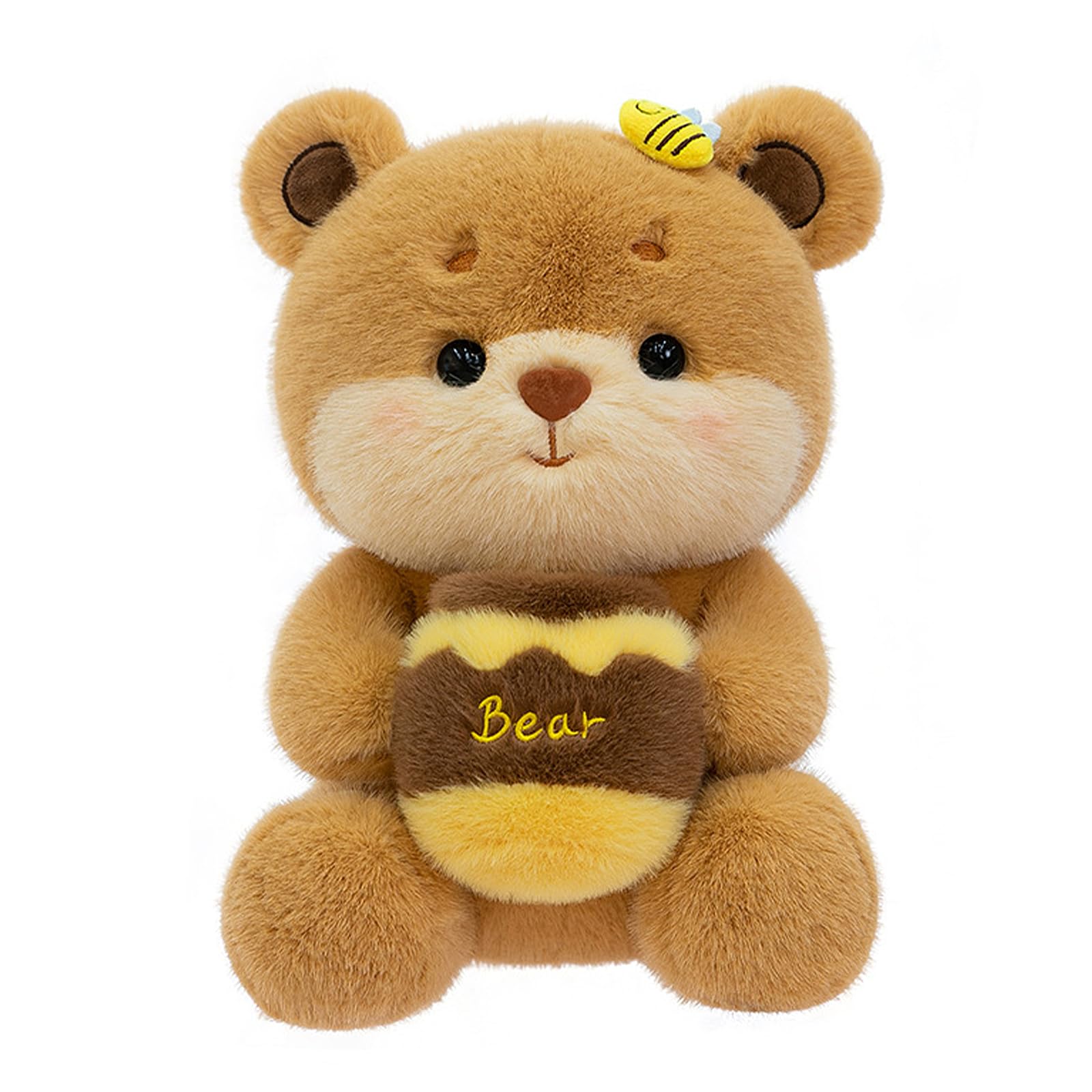 Honigbär Kuscheltier, Niedliche Bär Plüsch Stofftier, Weiches Flauschiges Teddybär Plüschtier für Kinder, Geschenk & Kinderzimmer Deko (50 cm)