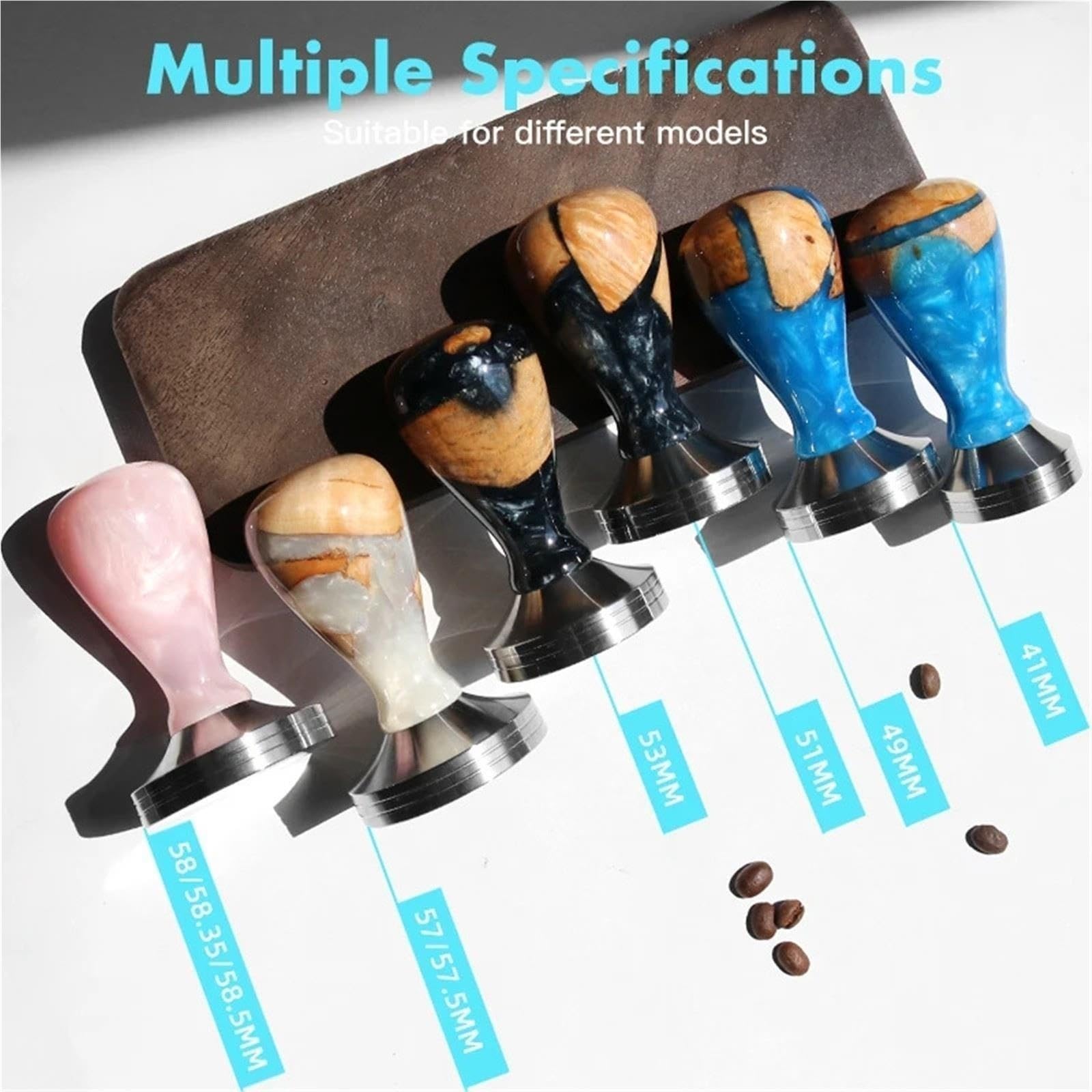 Café Tamper,Compatible Avec Delonghi,Compatible Avec Breville 41 Mm