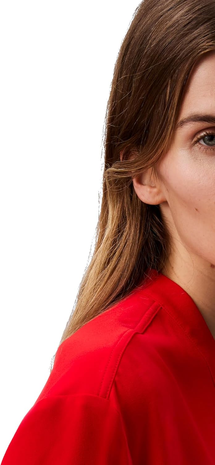 Calvin Klein Jeans Womens Relaxed V Neck Blouse - Image 5