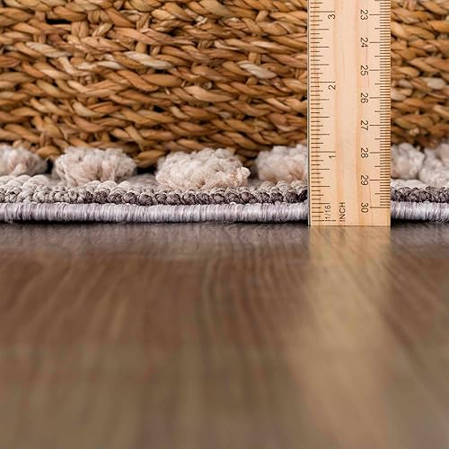 Miniatura 2 de Hauteloom Maulawin Farmhouse - Alfombra de área tribal del suroeste, para sala de estar, dormitorio, alfombra suave, lanuda, alta y baja, de pelo