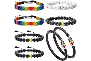 Elegantly Handcrafted Rainbow Pride Bracelets: A Statement of Inclusion
