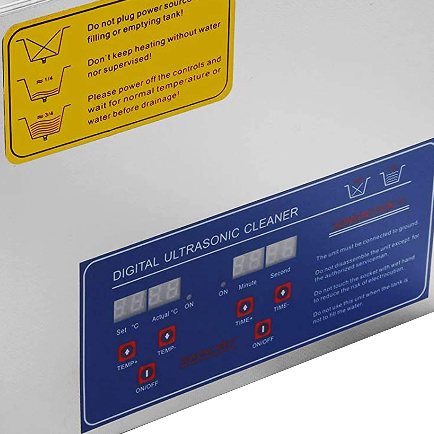 10L Pulitore ad Ultrasuoni Lavatrici Digitale con Coperchio Ultrasuoni Cleaner