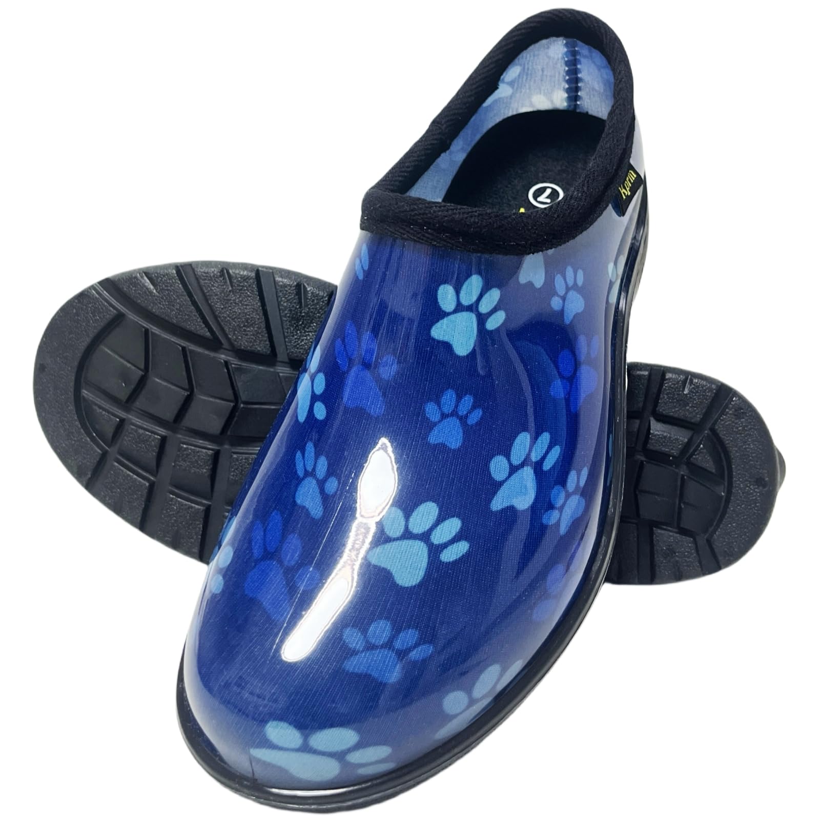 kprm Flat Garden Shoes for Women Waterproof Slip-On Womens Rubber Rain Shoes Gardening Clogs with Comfort Insole-picture-29