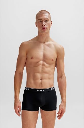 BOSS Trunk 3P Power Caleçon Boxeur, Noir 1, L Homme - 3